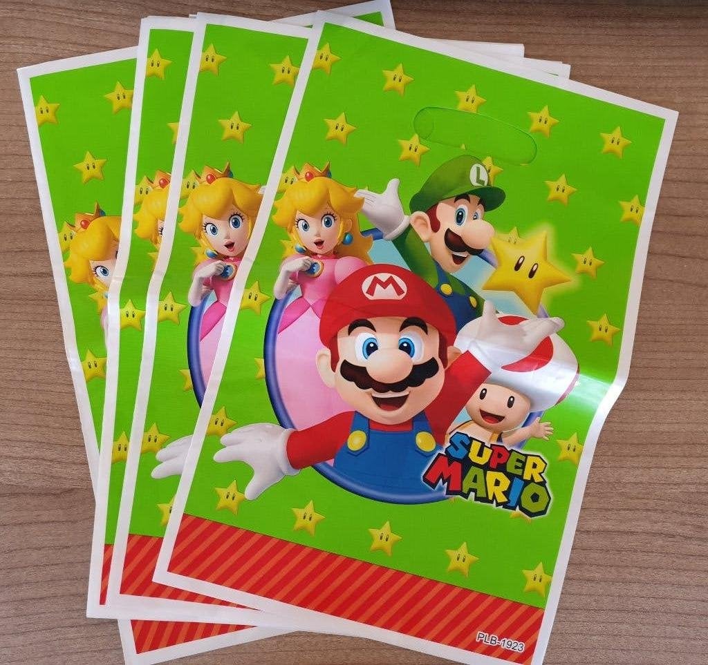 Leuke traktatie mario zakjes, nieuw, Ophalen of Verzenden, Nieuw, Feestartikel, Verjaardag