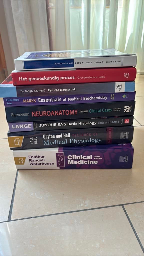 Geneeskunde boeken, Verzenden, Beta, Zo goed als nieuw, WO