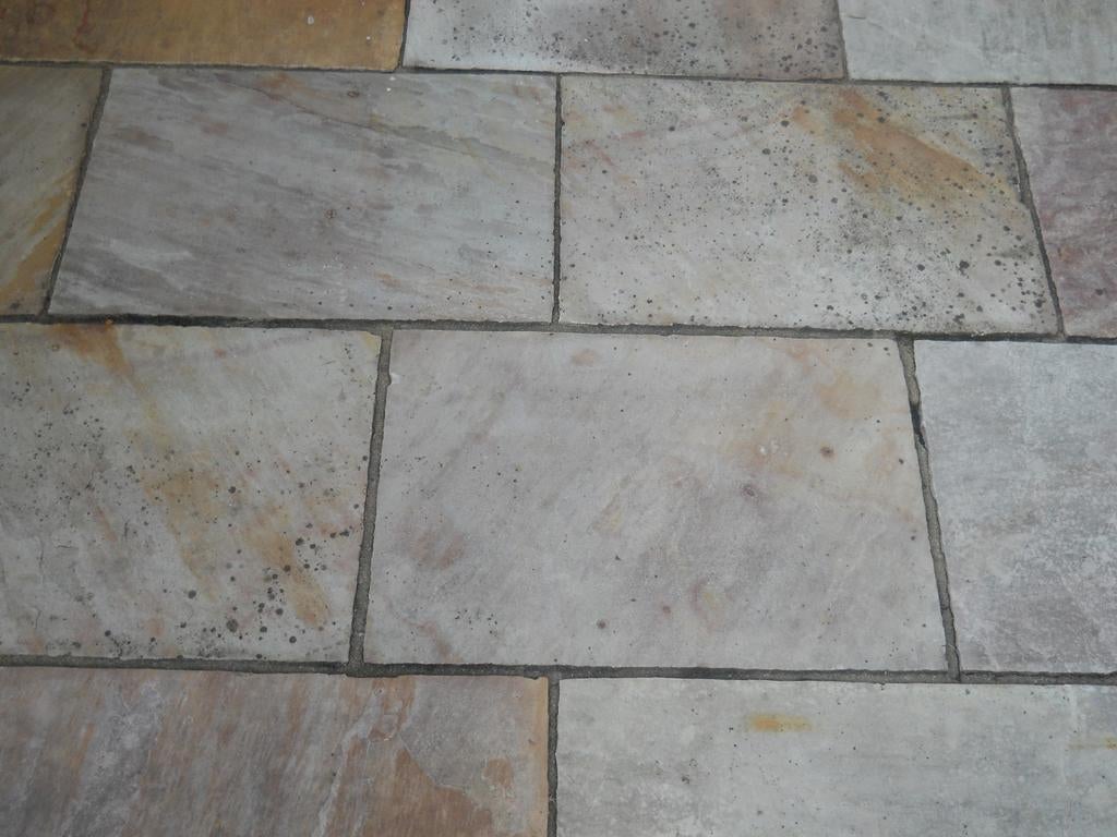 Natuursteen buitentegels, Tuin en Terras, Ophalen, Gebruikt, Natuursteen, Terrastegels