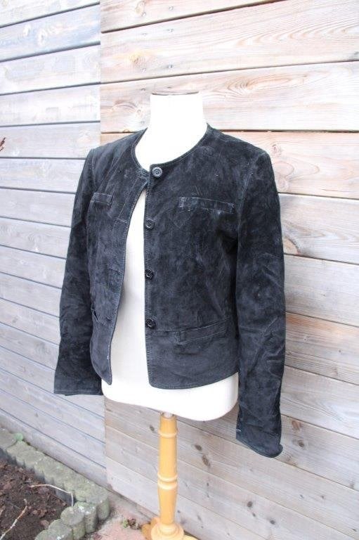 Jasje zwart Arma suede mt 40 Vaste prijs, Maat 38/40 (M), Zwart, Arma, Ophalen of Verzenden