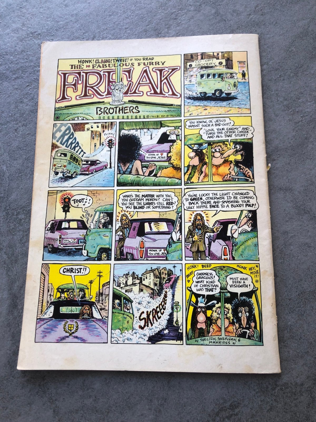 Rip Off Comix #8 - The Fabulous Furry Freak Brothers, Eén stripboek, Ophalen of Verzenden, Gelezen