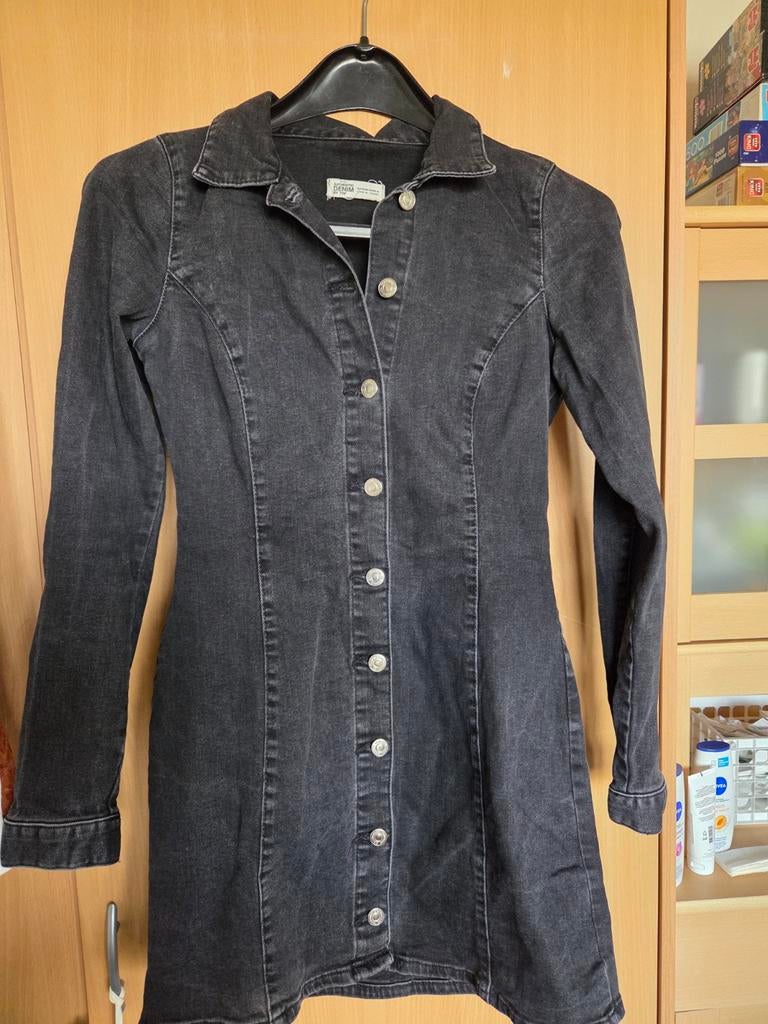 Zwarte denim jurk Zara, Kleding | Dames, Ophalen