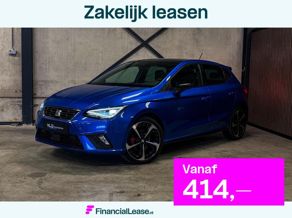 Seat Ibiza 1.0 TSI FR LED PANO BEATS CAM CARPLAY ALCANTARA, Gebruikt, Blauw, Ibiza, 3 cilinders
