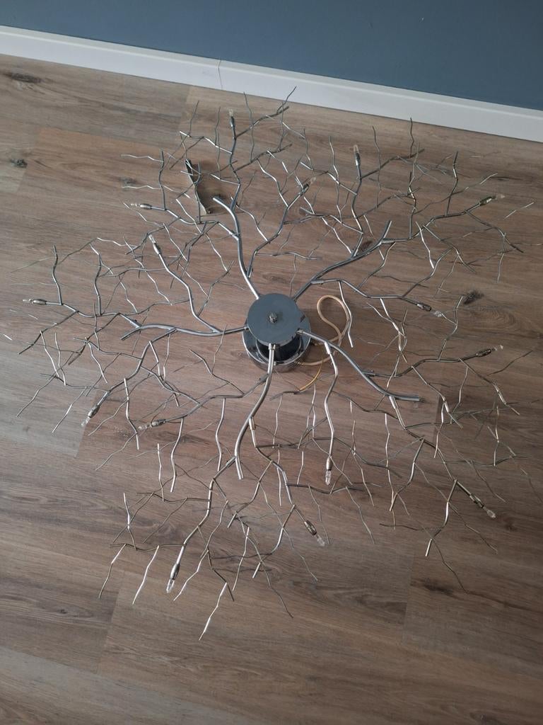Plafondlamp met takken design, Huis en Inrichting, Lampen | Hanglampen, Ophalen of Verzenden, Minder dan 50 cm