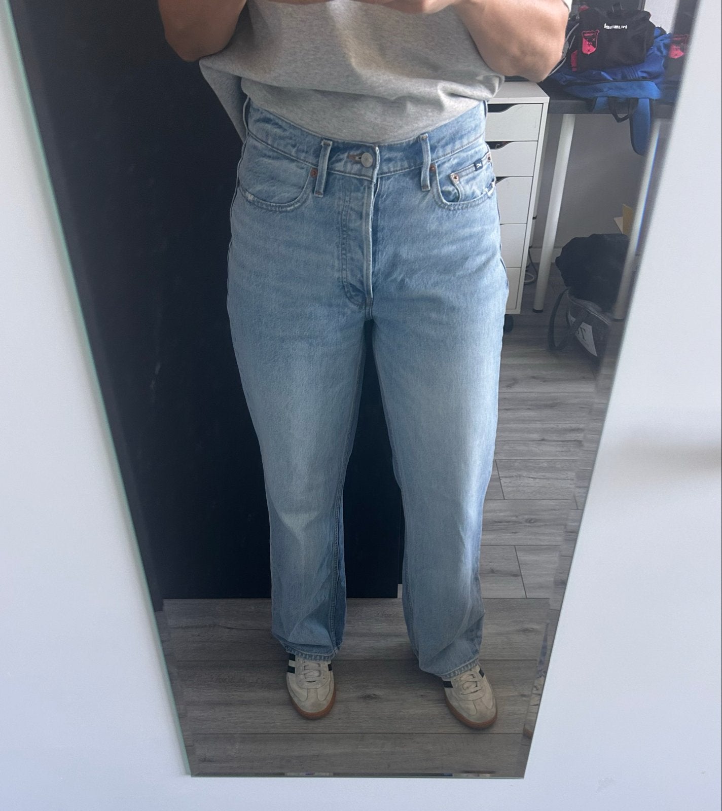 Denham Ima Loose Fit Jeans W29 L32, Ophalen of Verzenden, Zo goed als nieuw, Blauw, W28 - W29 (confectie 36)