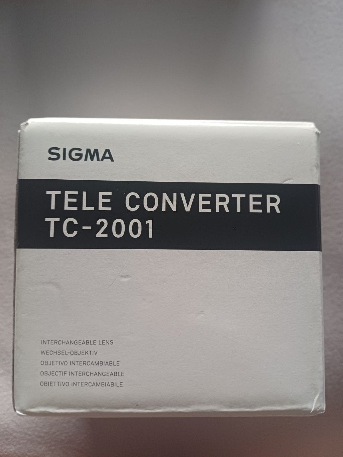 Sigma TC-2001 Tele Converter voor Canon, Ophalen, Sigma, Beschermhoes/tas, Nieuw