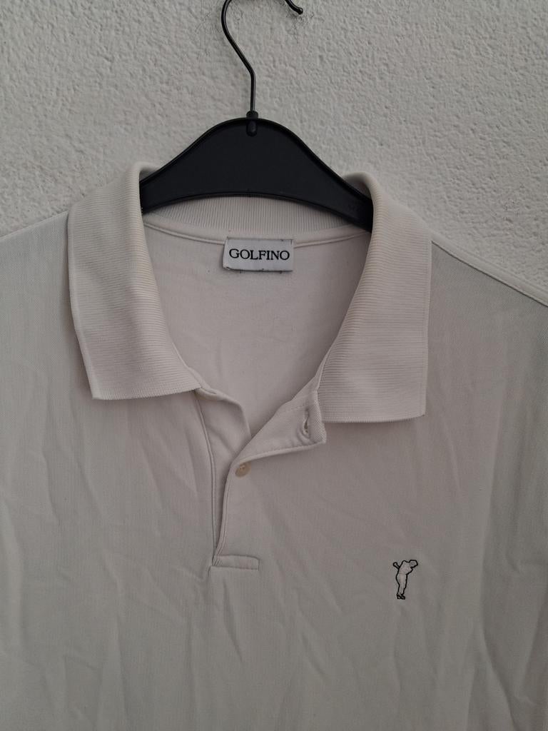 Golfino Polo Shirt Heren - Crème - Maat XL, Overige kleuren, Maat 56/58 (XL), Ophalen of Verzenden, Zo goed als nieuw