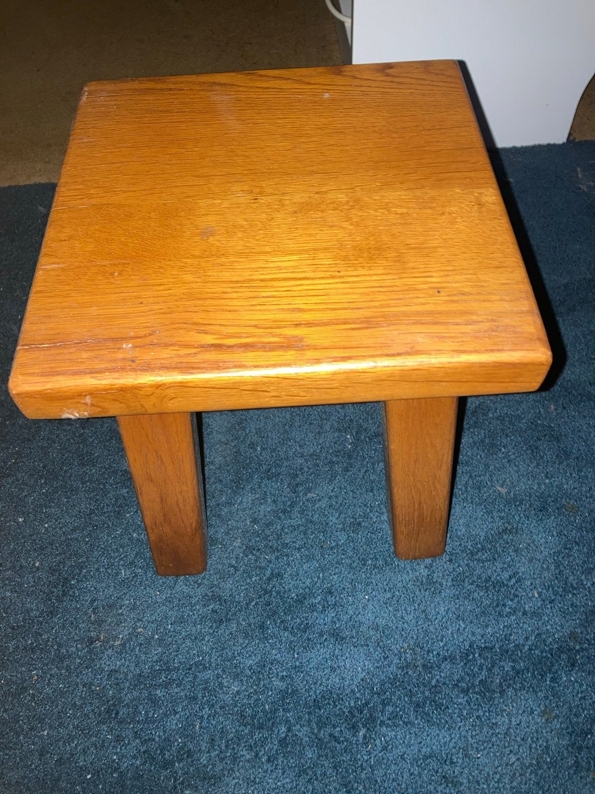 Blank eiken bijzettafeltjes 3 stuks, Ophalen, Minder dan 45 cm, Minder dan 55 cm, Gebruikt