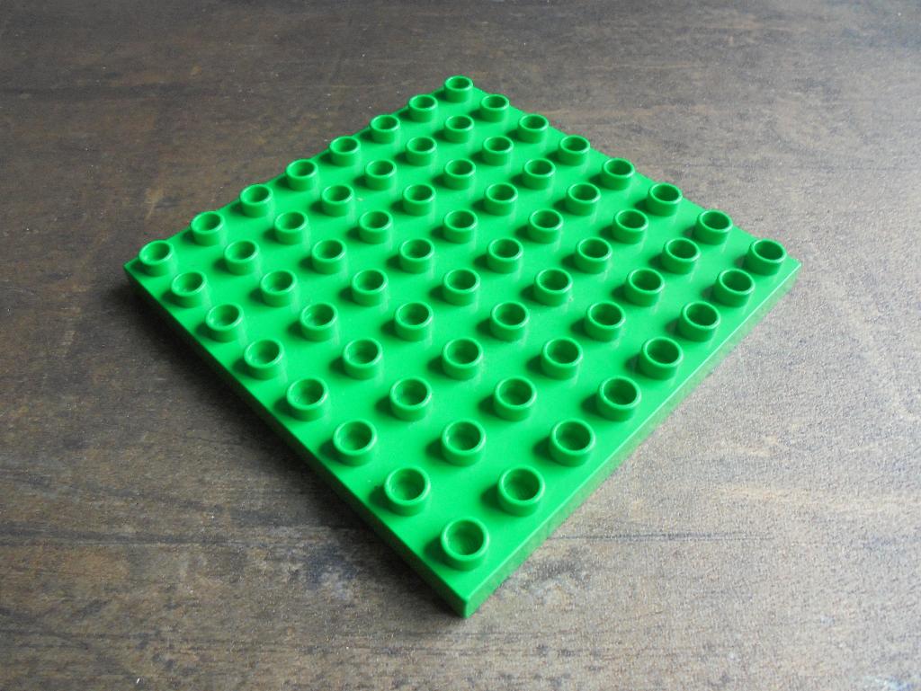 Lego Duplo Baseplate 8x8 (zie foto's) 4, Ophalen of Verzenden, Gebruikt, Losse stenen, Duplo