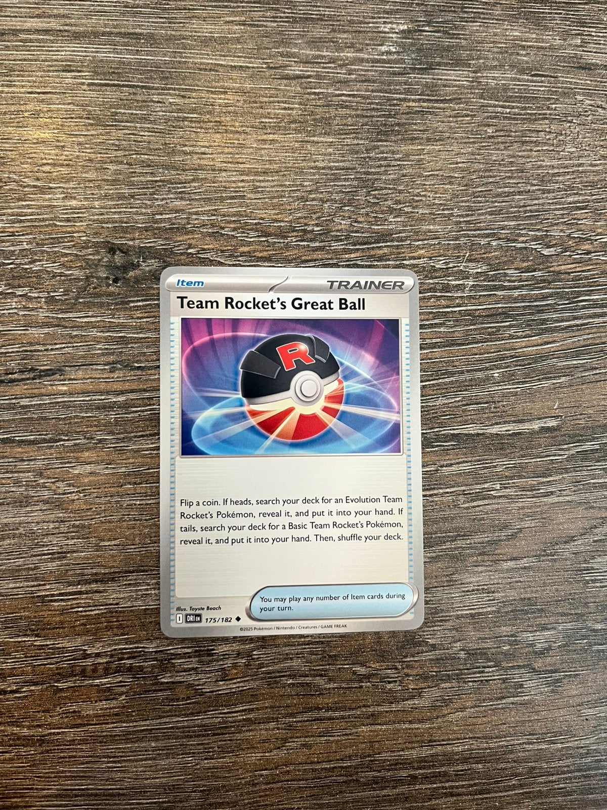 Team Rocket’s Great Ball DRI 175/182, Ophalen of Verzenden, Zo goed als nieuw