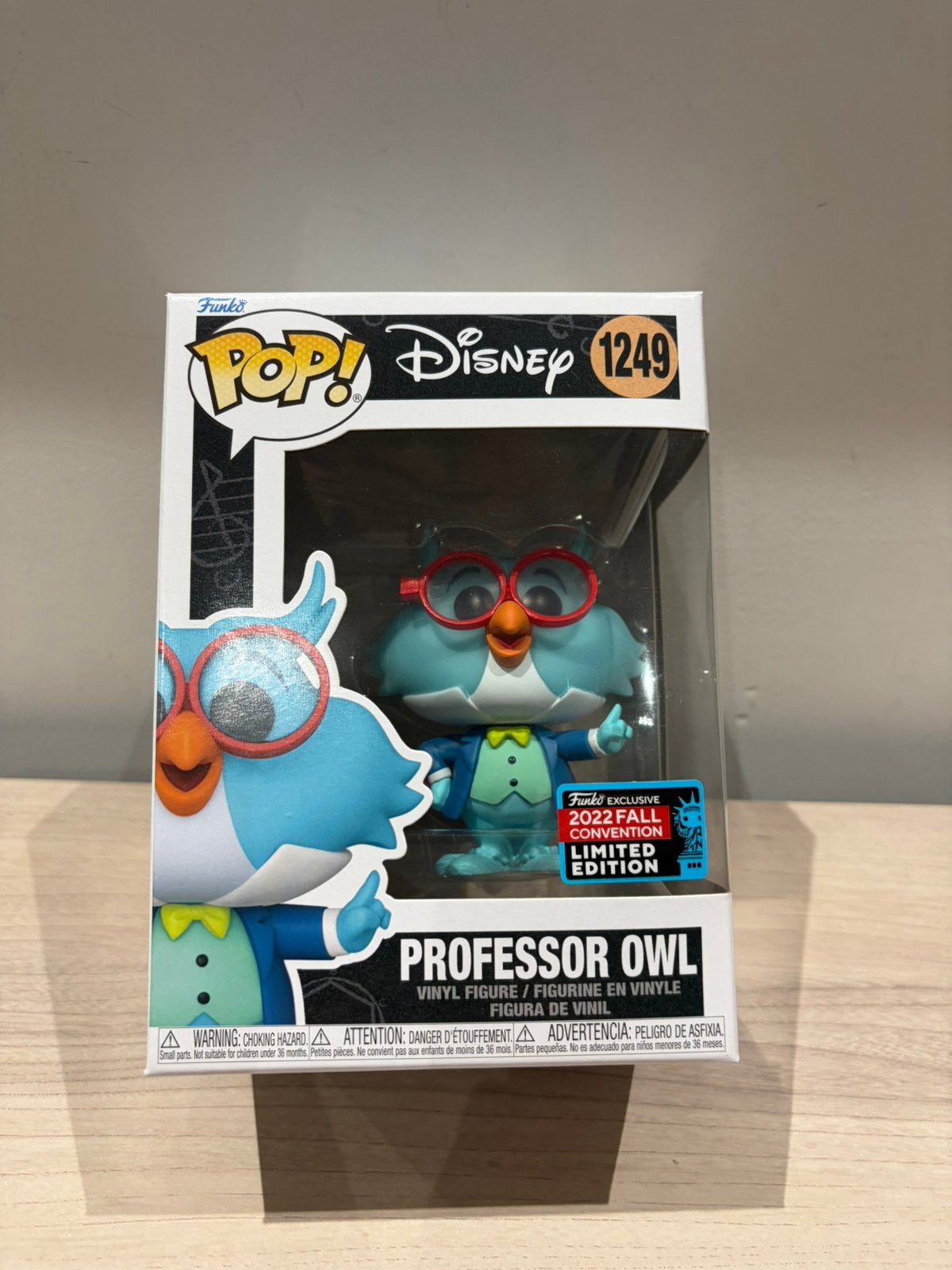 Funko Pop! Disney #1249 Professor Owl – 2022 Fall Con, Funko Europe, Ophalen of Verzenden, Zo goed als nieuw, 4th floor, 1 Queen Caroline St, London W6 9YN, Verenigd Koninkrijk