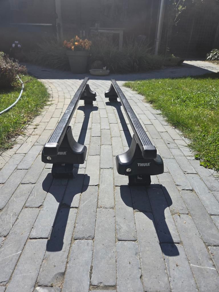 Bieden! Thule dakdragers, Ford Fiesta 2008-2014, Auto diversen, Dakdragers, Ophalen, Gebruikt