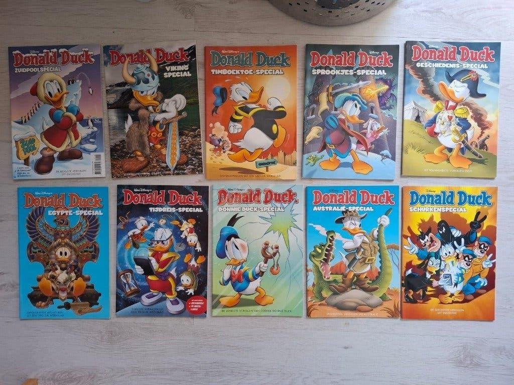 10 stuks Donald Duck special., Boeken, Meerdere stripboeken, Ophalen of Verzenden, Gelezen