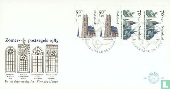 FDC E226 Zomerzegels 1985 NL onbeschreven, Ophalen of Verzenden