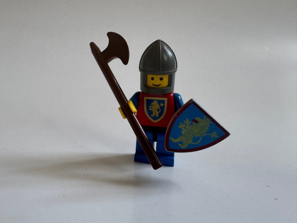 Lego Castle minifigure, Crusader Lion, cas113, Gebruikt, Lego, Ophalen of Verzenden, Minifiguur