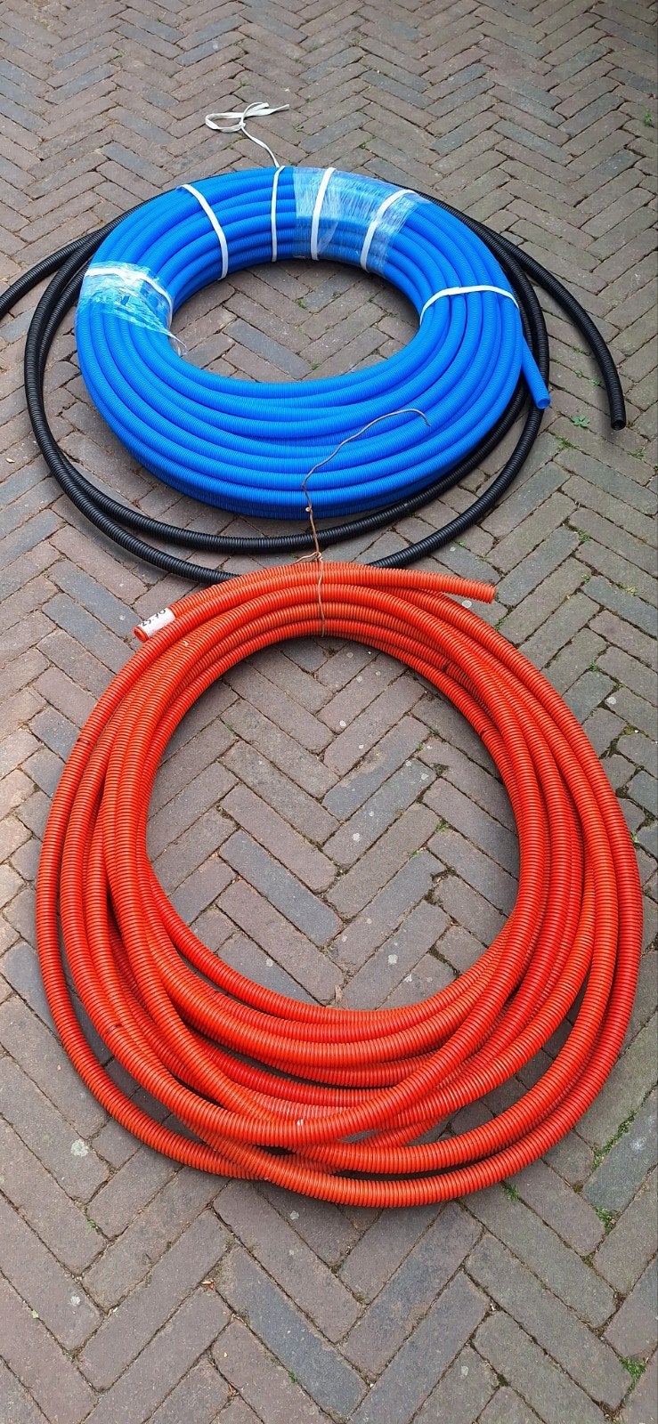 flexibele mantelbuis, de blauwe is weg., Ophalen, Overige materialen, 6 meter of meer, Overige typen