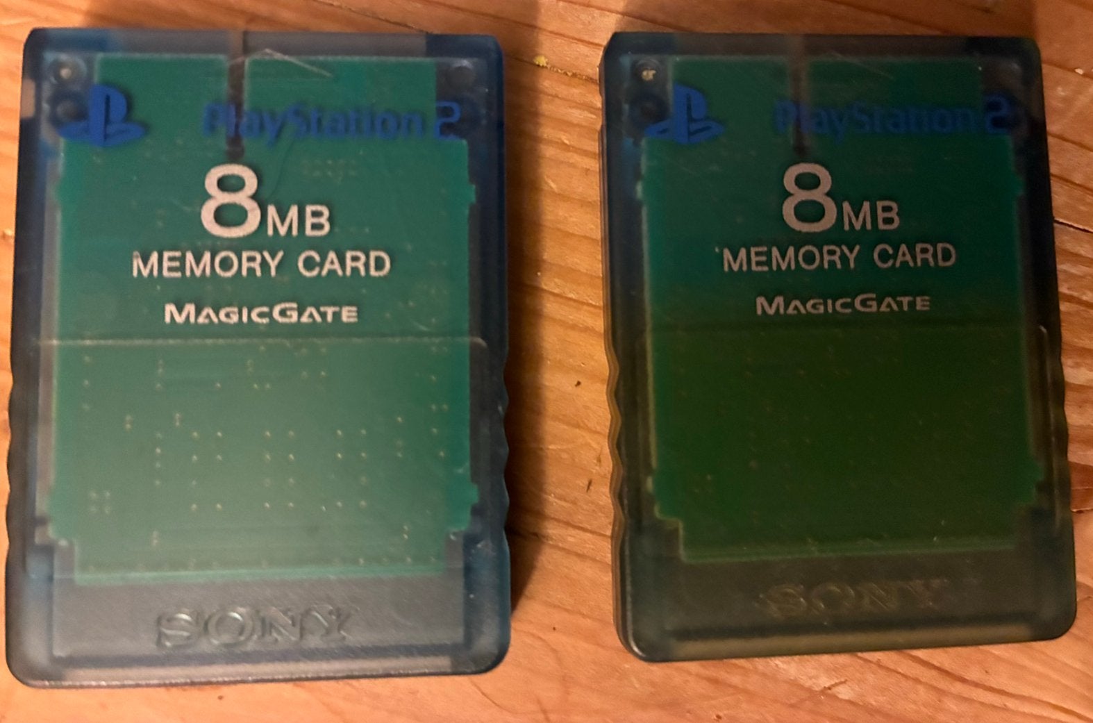 PlayStation 2 - Memory card 8MB(transparant-Blauw), Ophalen, Gebruikt, Overige genres, Vanaf 3 jaar