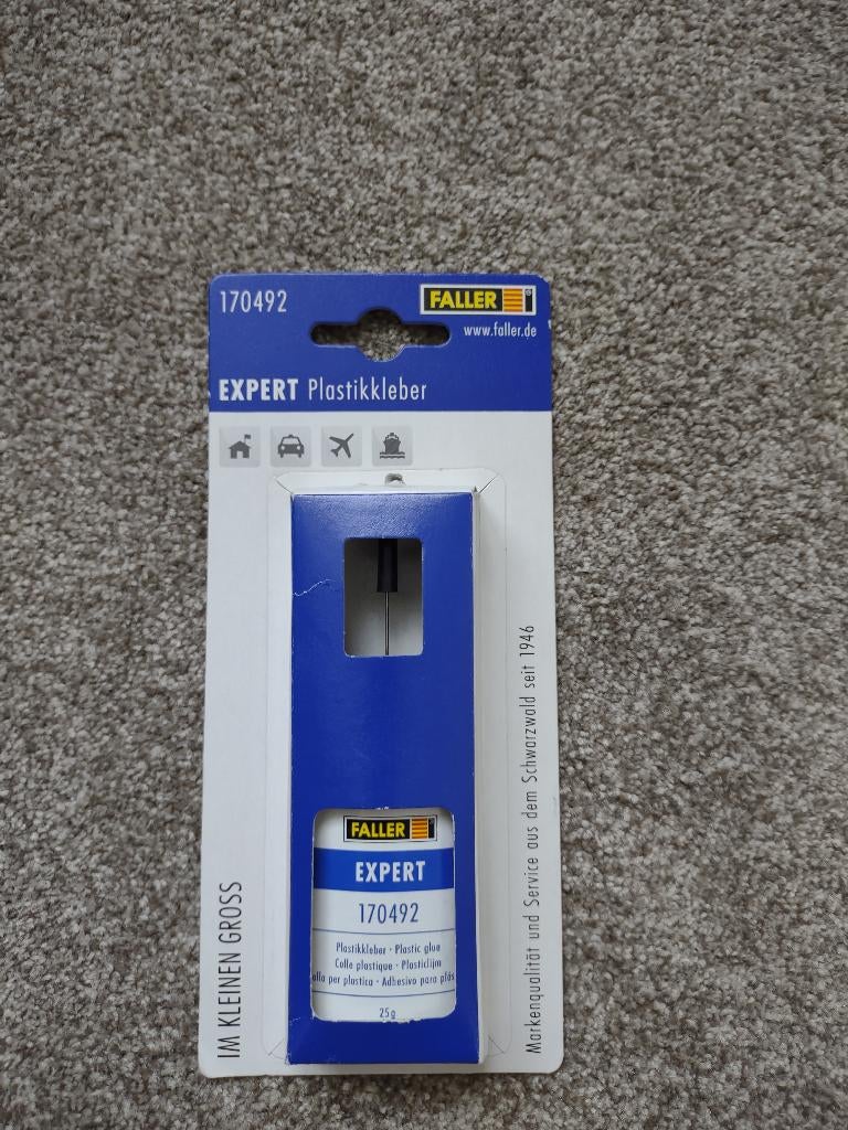 Faller 170492 Expert Plasticlijm, 25 gr., nieuw in OVP, Overige merken, Gelijkstroom of Wisselstroom, Overige typen, Nieuw