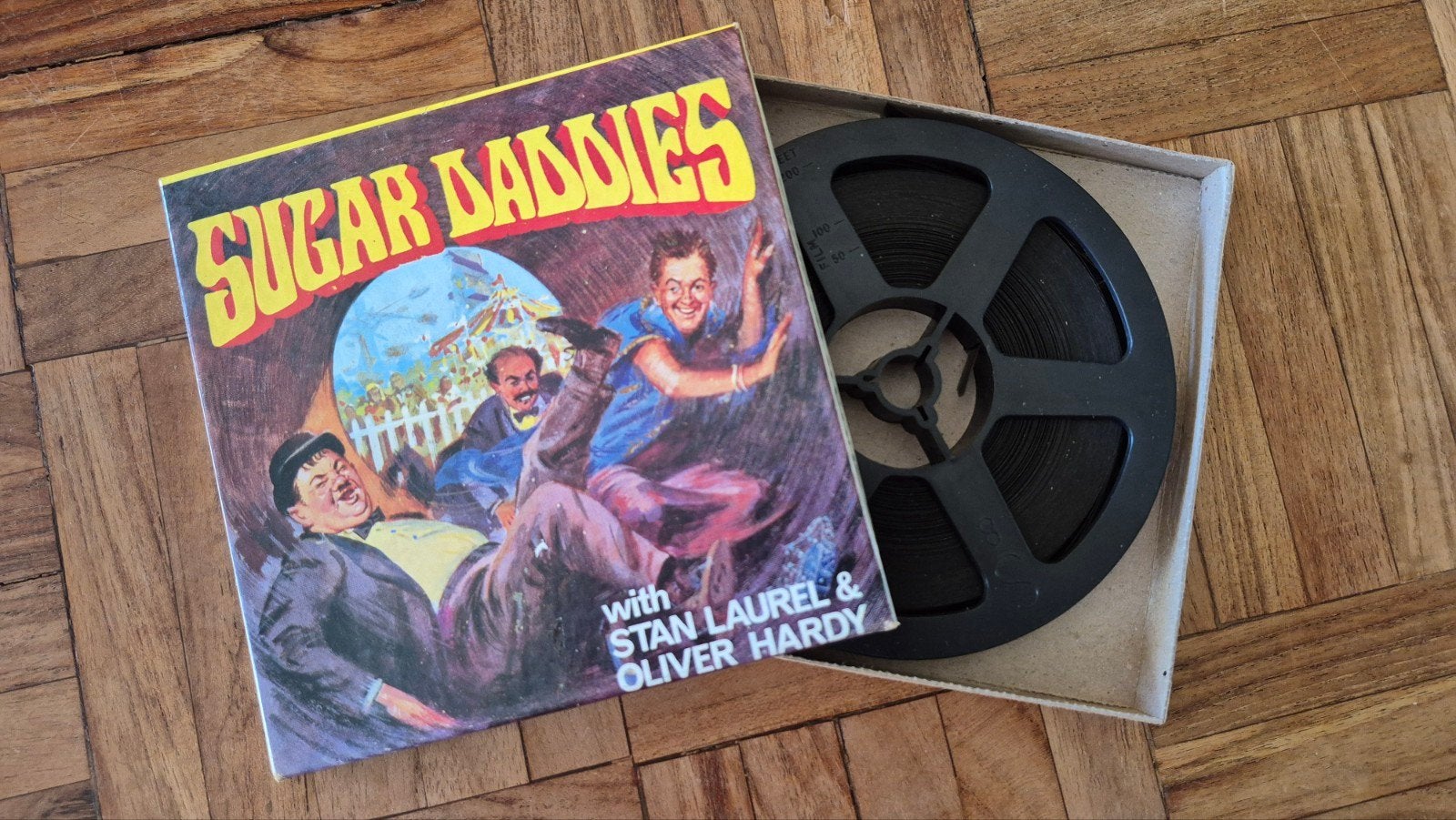 Vintage Super 8 Film Laurel & Hardy- Sugar Daddies (1927), Ophalen, 8mm film