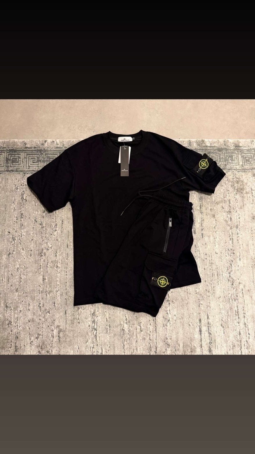 Stone Island Zwart Trainingspak Maat S, Ophalen, Nieuw
