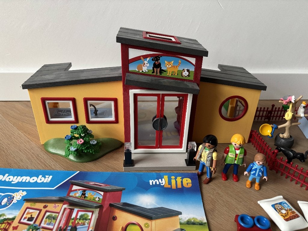 PLAYMOBIL Dierenpension 71599, Gebruikt, Gebouw, Complete set, Ophalen of Verzenden