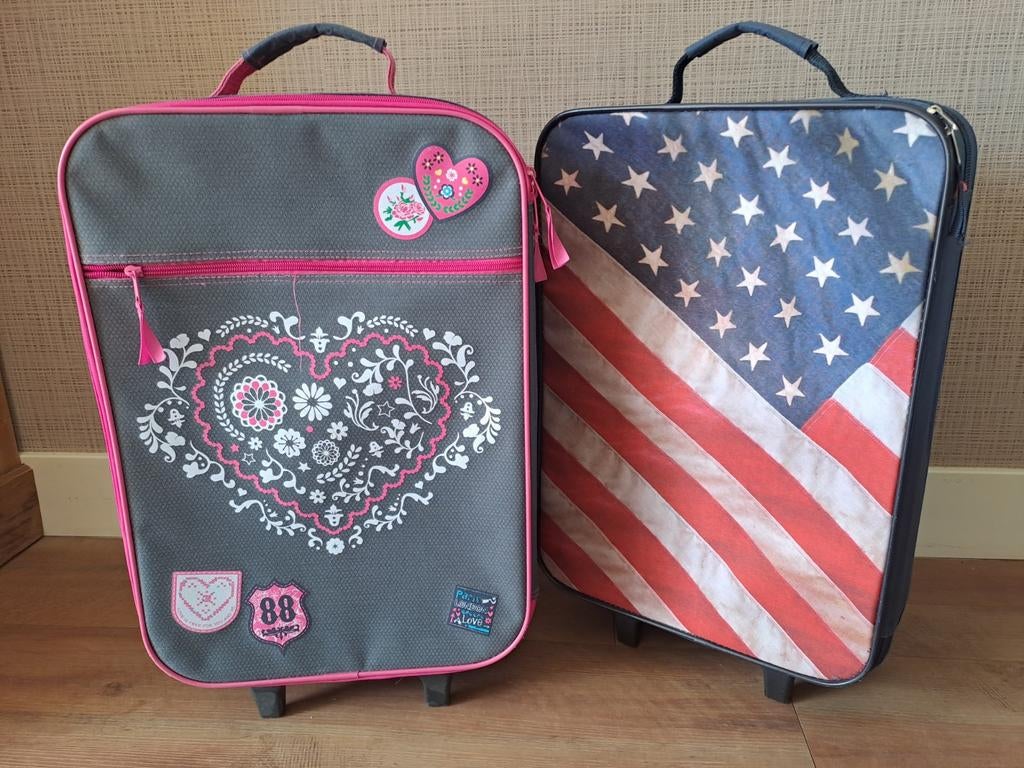 Kinder koffers, Ophalen, Gebruikt, Hard kunststof, Minder dan 50 cm
