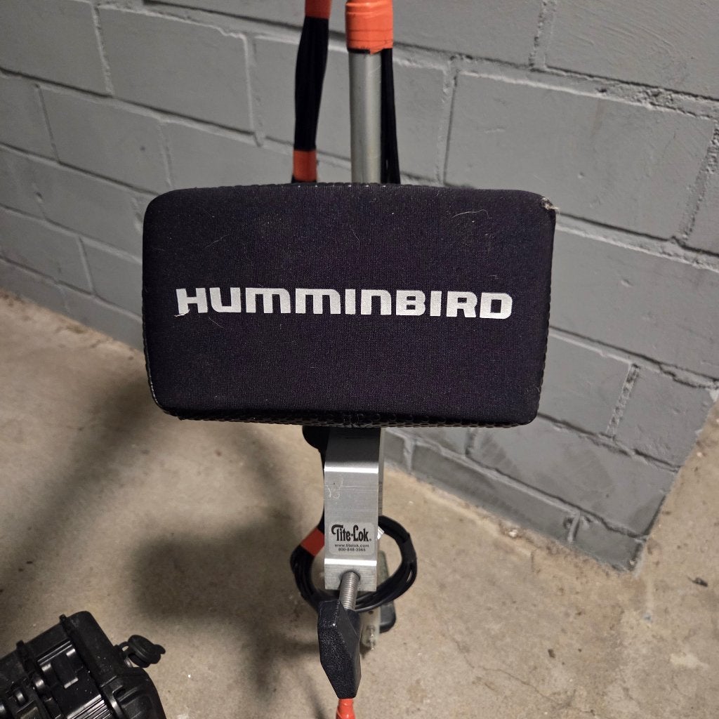 Humminbird helix 5 si-gps met bescherpkap en transducer, Watersport en Boten, Ophalen of Verzenden, Zo goed als nieuw, Overige typen