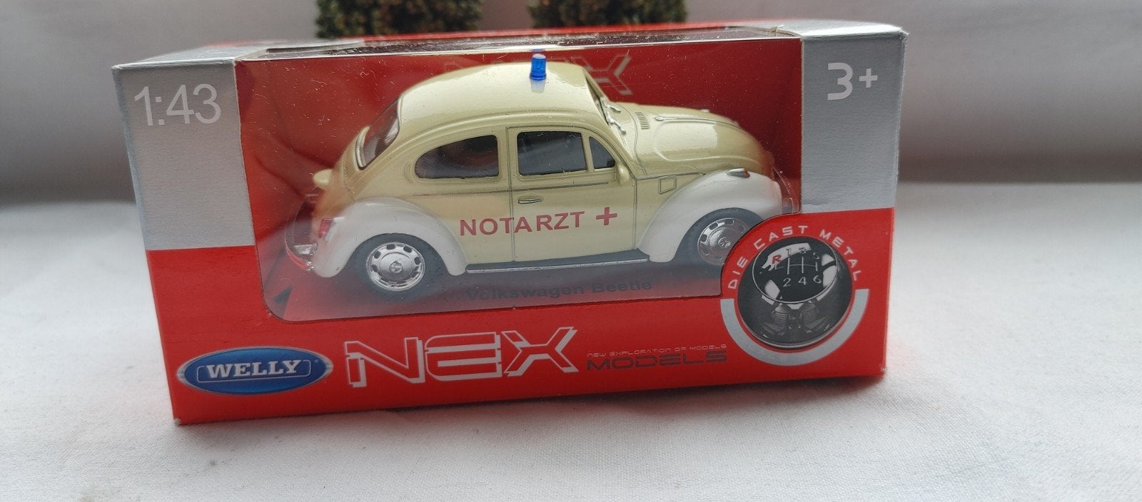 welly 1:43 Volkswagen kever notartz, Verzenden, Nieuw, Auto, Overige merken