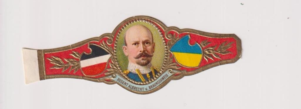 sigarenbanden - ALBRECHT V. BRUNSCHWEIG, Verzamelen, Rookartikelen, Aanstekers en Luciferdoosjes, Ophalen of Verzenden, Zo goed als nieuw