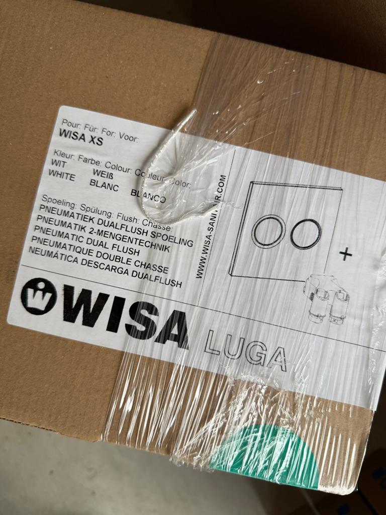 WISA LUGA DF Spoelplaat voor WISA XS - Nieuw in doos, Ophalen of Verzenden, Nieuw, Toilet