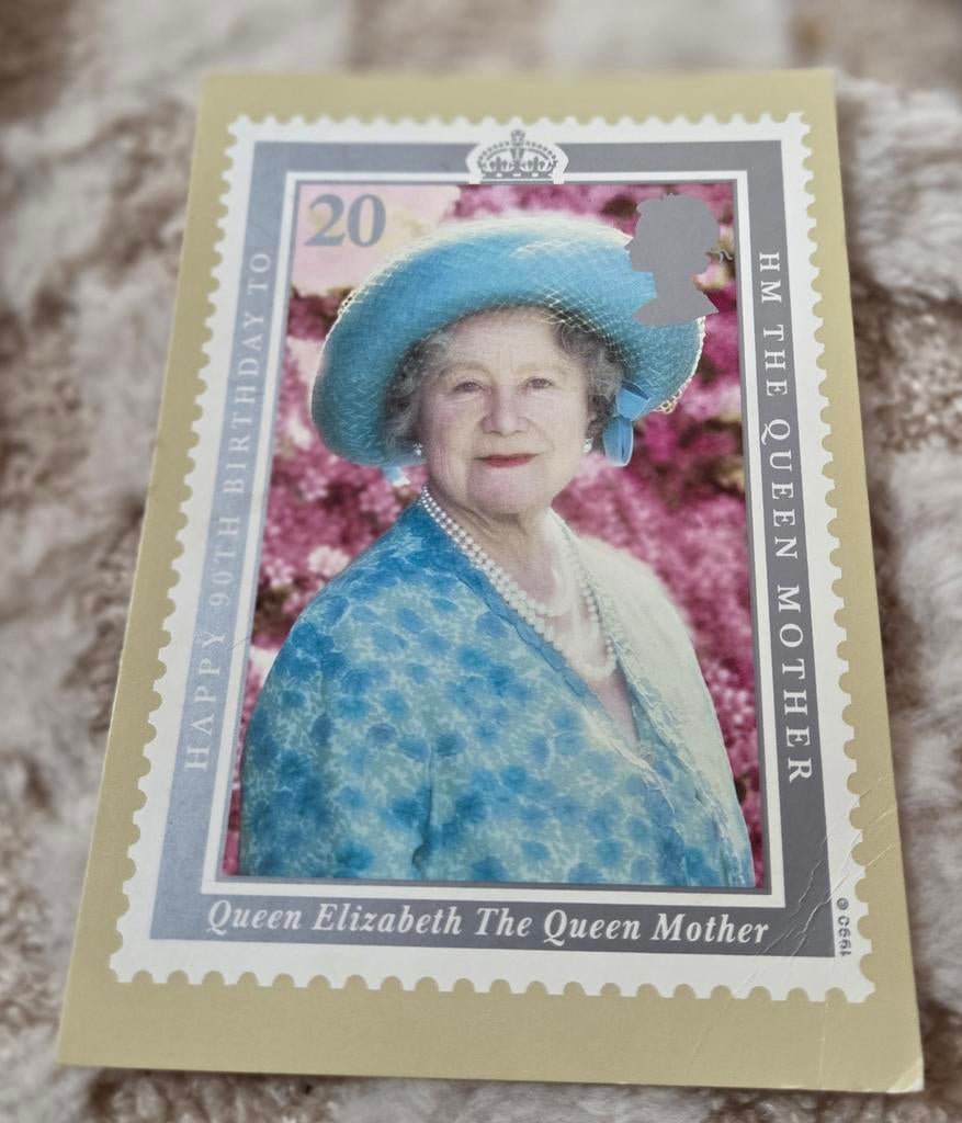 Herdenkingszegel van Queen Elizabeth The Queen Mother, Verzenden, 1980 tot heden, Ongelopen, Sterren en Beroemdheden