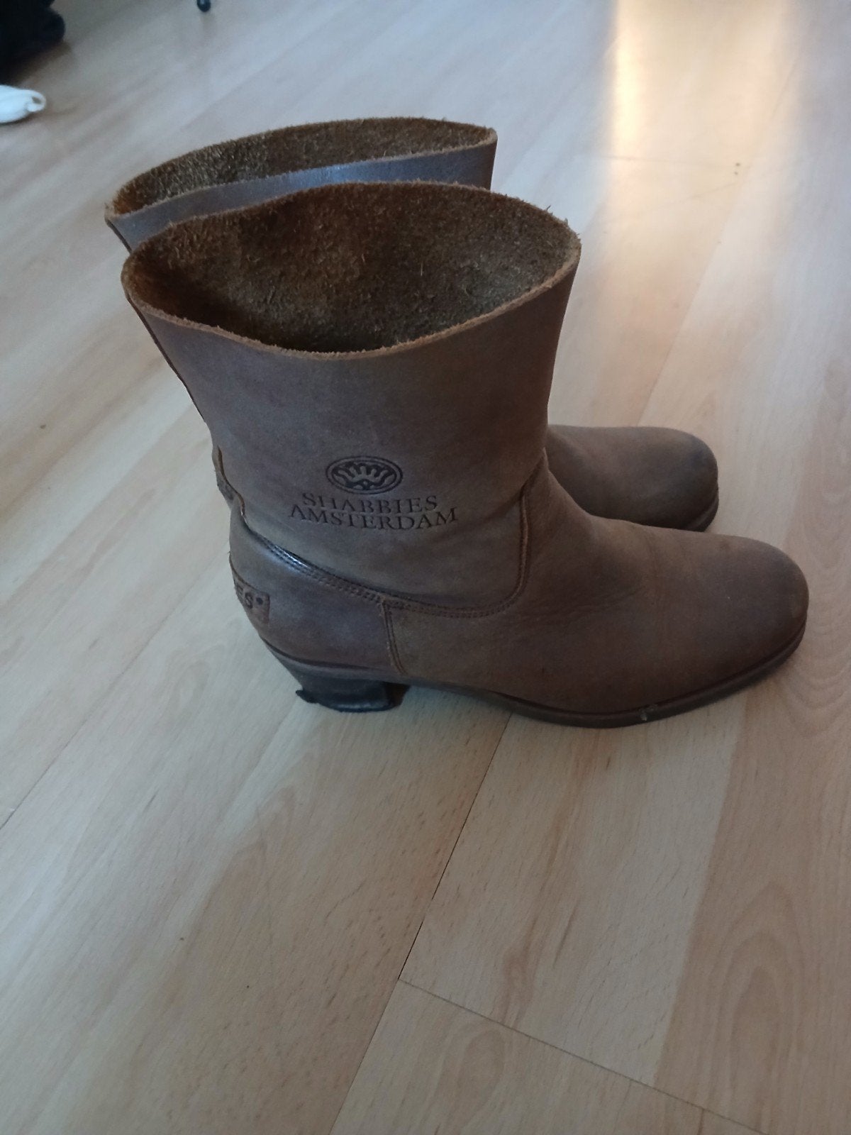 Shabbies laarsjes mt 37/ kleine 38, Ophalen, Zo goed als nieuw, Bruin
