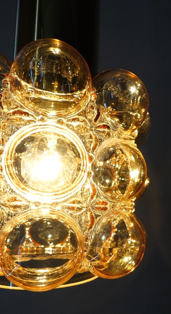 Vintage Helena Tynell Glashütte Limburg bubble hanglamp, Ophalen of Verzenden, Gebruikt, Vintage Space Age bubble design Mid Century Regency