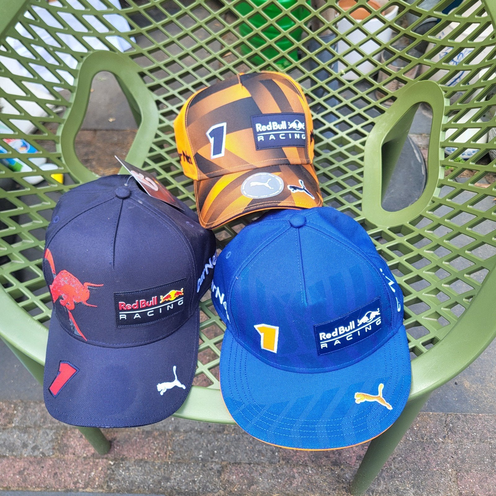 3 Nieuwe Formule 1 Red Bull Racing Petten, Ophalen, Nieuw, One size fits all, Pet