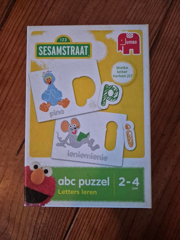 Sesamstraat ABC puzzel Letters leren Jumbo, Ophalen of Verzenden