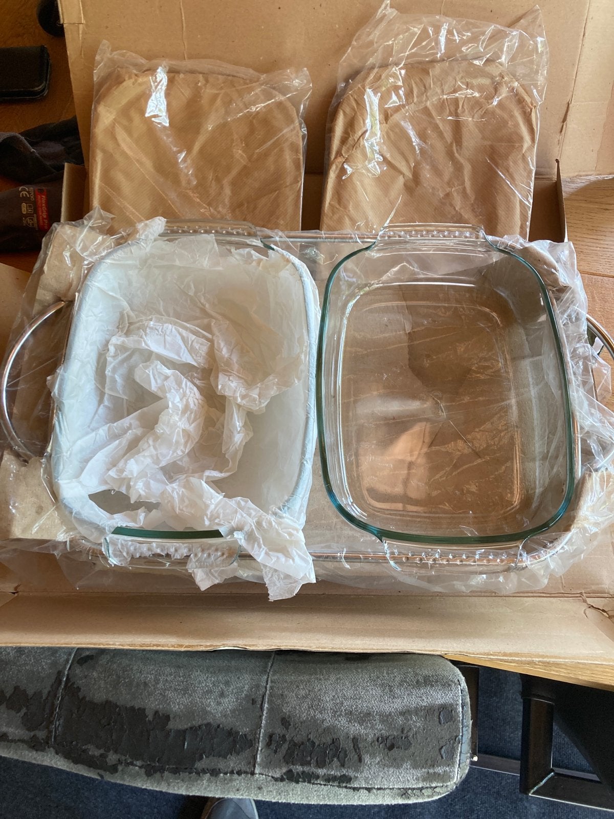 Pyrex Foodwarmer met theelichtjes - Nieuw in doos, Ophalen of Verzenden, Overige merken, Glas, Overige typen