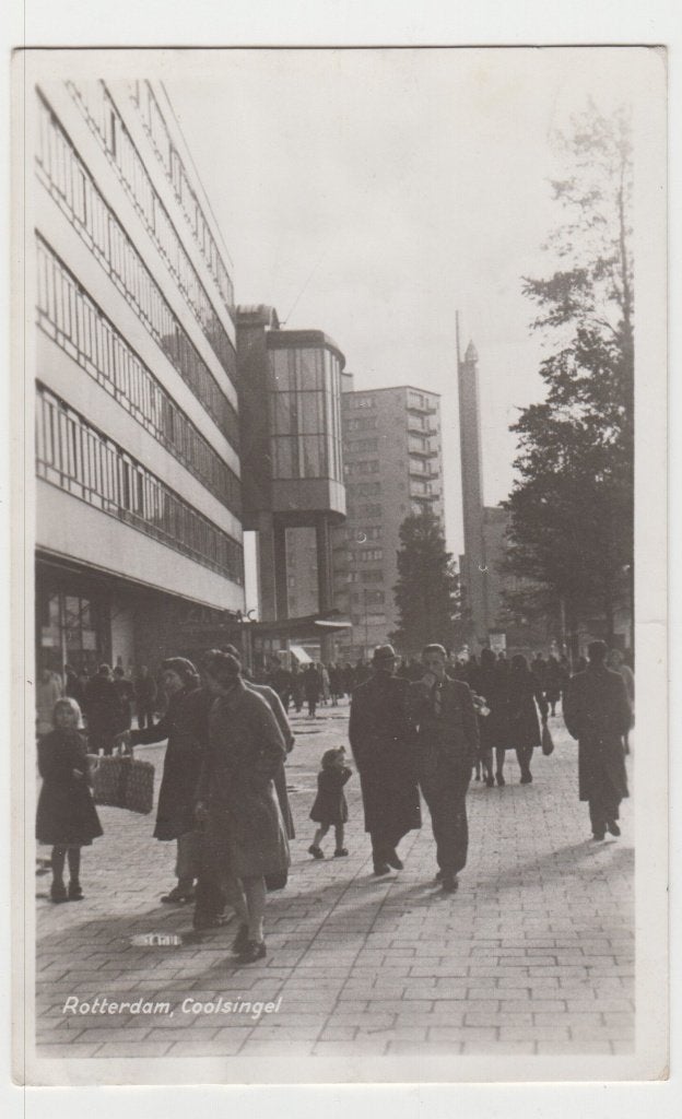 Rotterdam Coolsingel 1.43, Ophalen of Verzenden, 1940 tot 1960, Gelopen, Zuid-Holland
