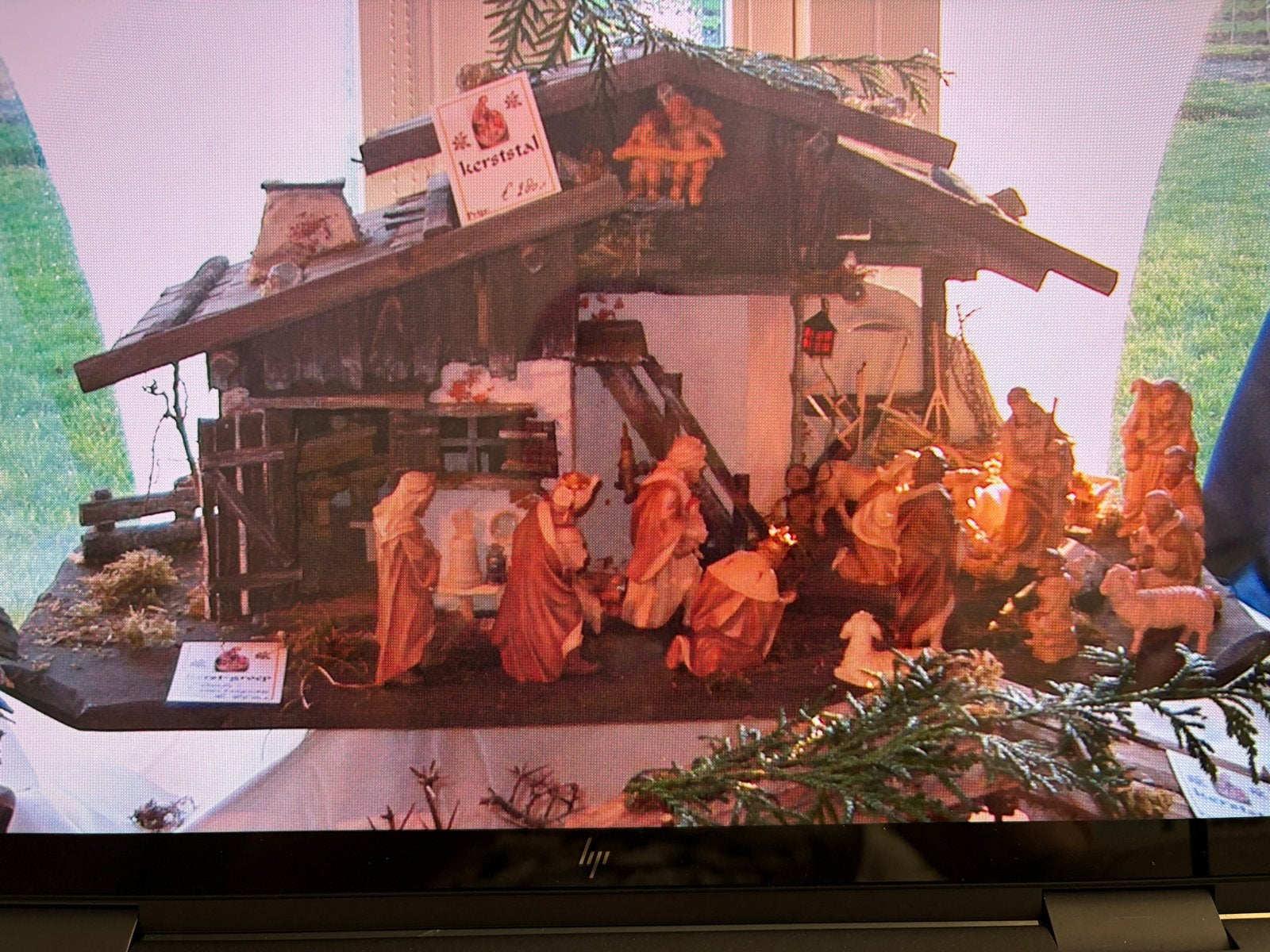 Kerststal, Ophalen, Gebruikt