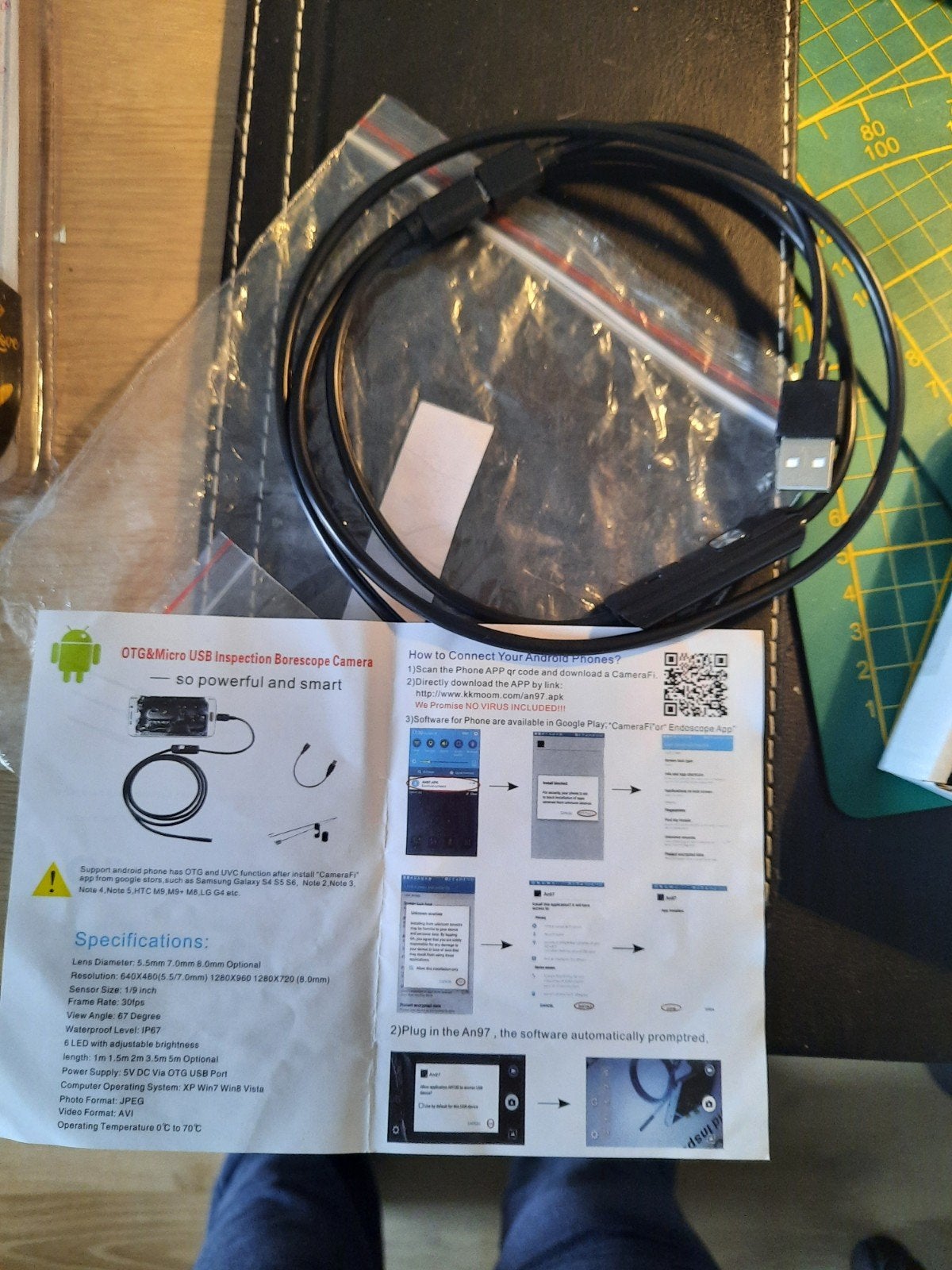 OTG & Micro USB Inspectie Borescope Camera, Ophalen of Verzenden, Nieuw