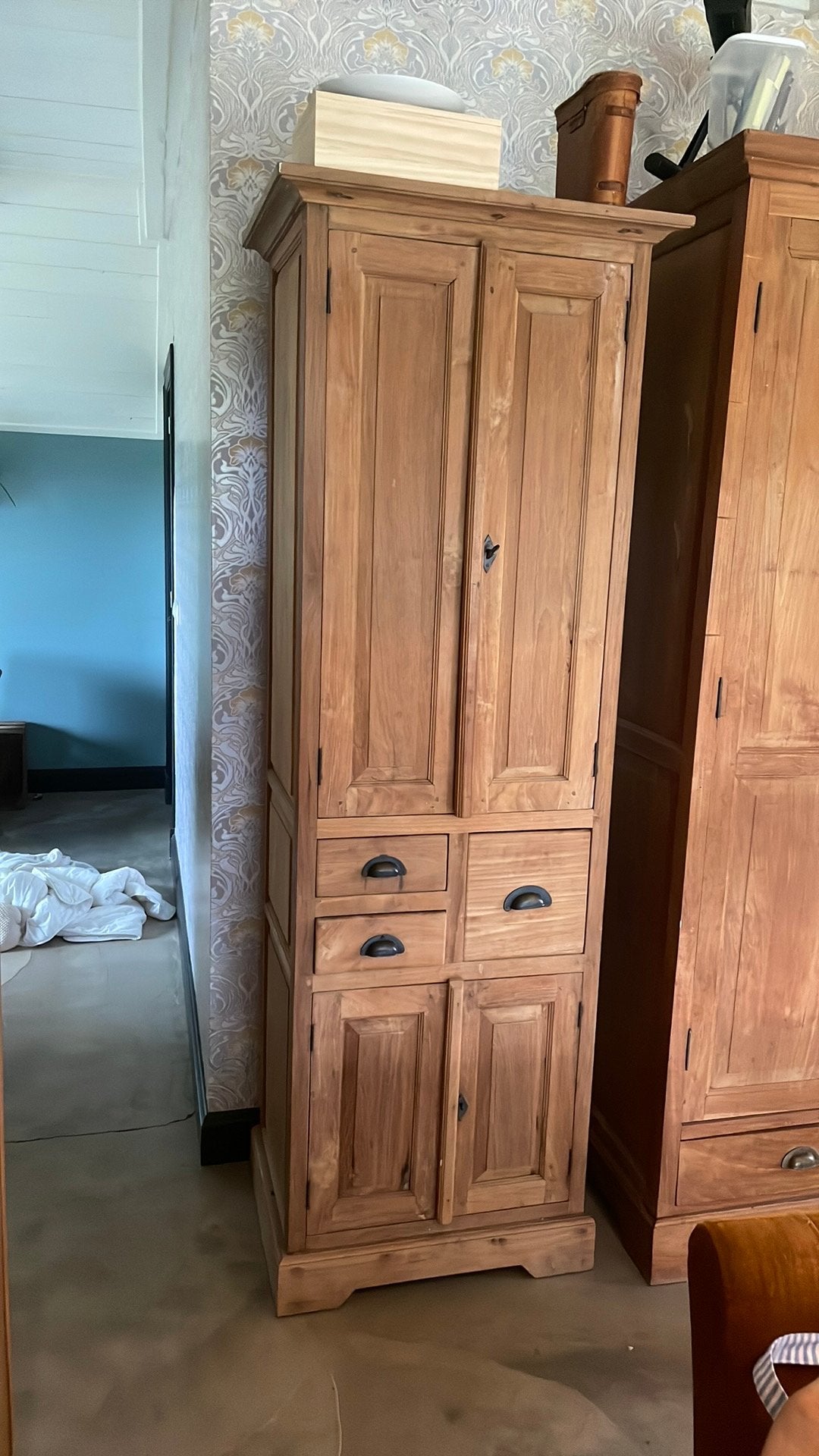 Teak houten kast, Ophalen, Gebruikt