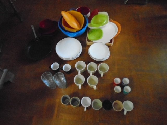 servies  glazen en keuken gerei, Huis en Inrichting, Ophalen, Overige typen, Zo goed als nieuw, Steen/keramiek