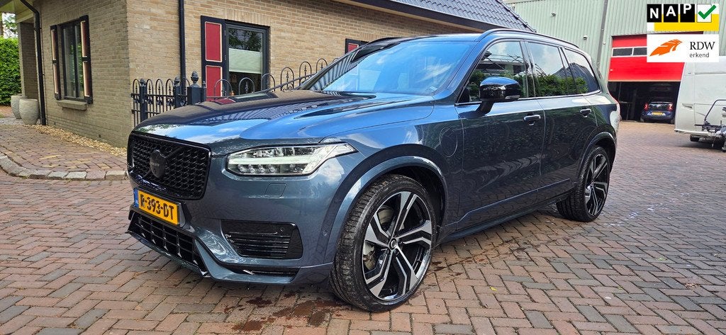 Volvo XC90 2.0 T8 Recharge AWD Inscription, Auto's, Gebruikt, 4 cilinders, 1969 cc, Blauw