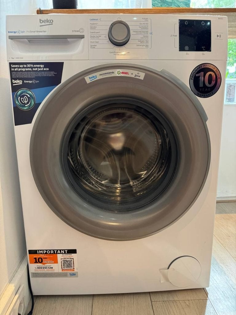 BEKO Washing Machine – 60% Discount to Retail Price, 1200 tot 1600 toeren, Ophalen of Verzenden, Zo goed als nieuw, Energieklasse A of zuiniger