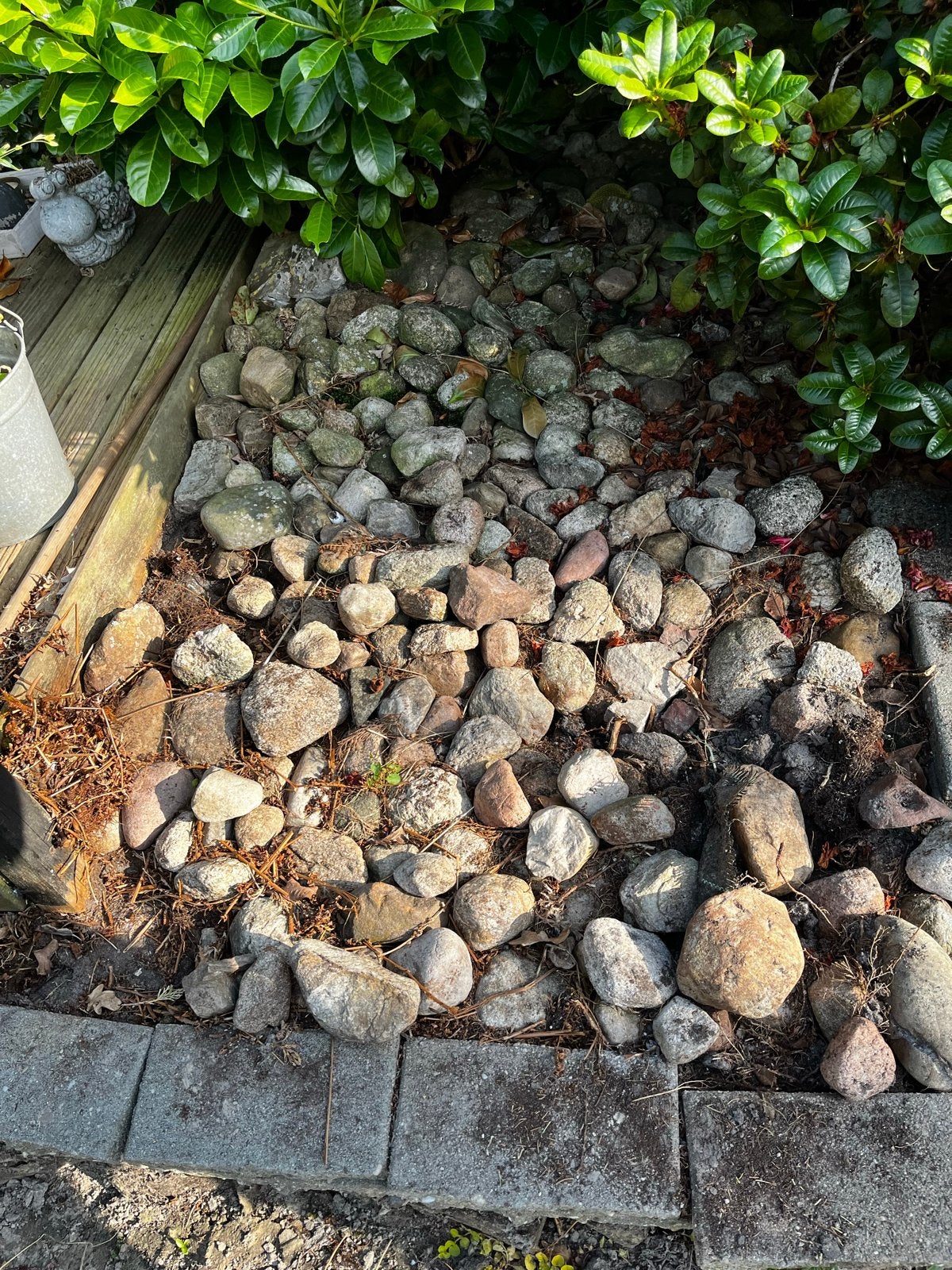 Grote partij stenen voor tuin of decoratie, Ophalen, Gebruikt, Grijs, Kei