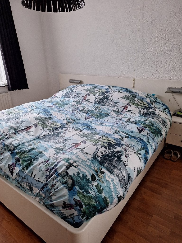 Essenza Dekbedovertrek Essenza Colette Pure White Satijn, Huis en Inrichting, Overige kleuren, Dekbedovertrek, Ophalen of Verzenden