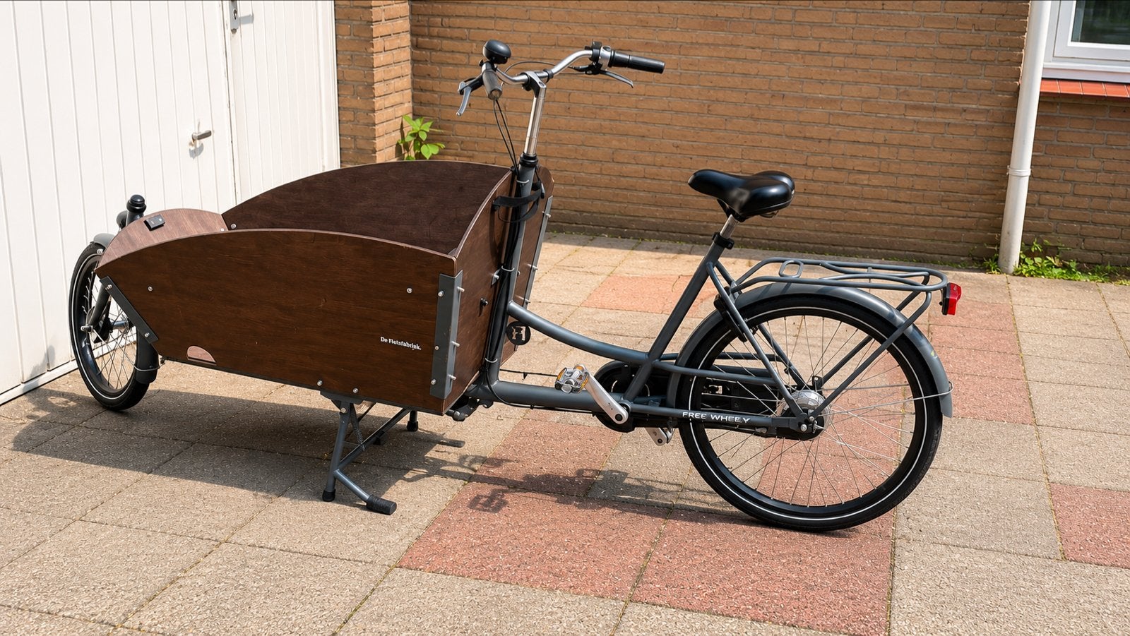 Fietsfabriek Cargobike bakfiets, Ophalen, Gebruikt, 2 kinderen, Fietsfabriek