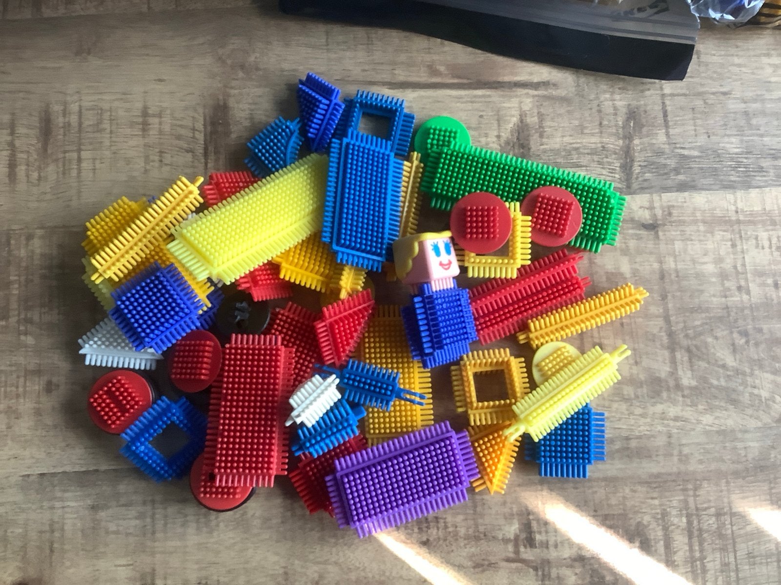 Grote partij Nopper bouwblokken - Diverse kleuren en vormen, Kinderen en Baby's, Speelgoed | Bouwstenen, Ophalen of Verzenden