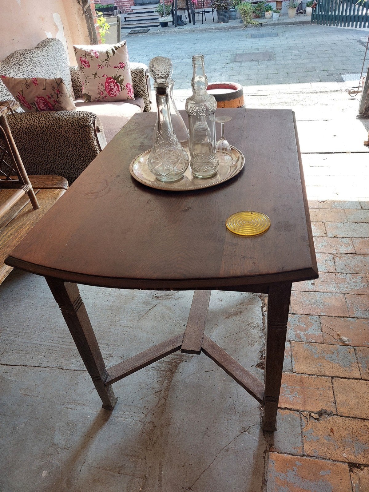 Vintage tafel, Ophalen
