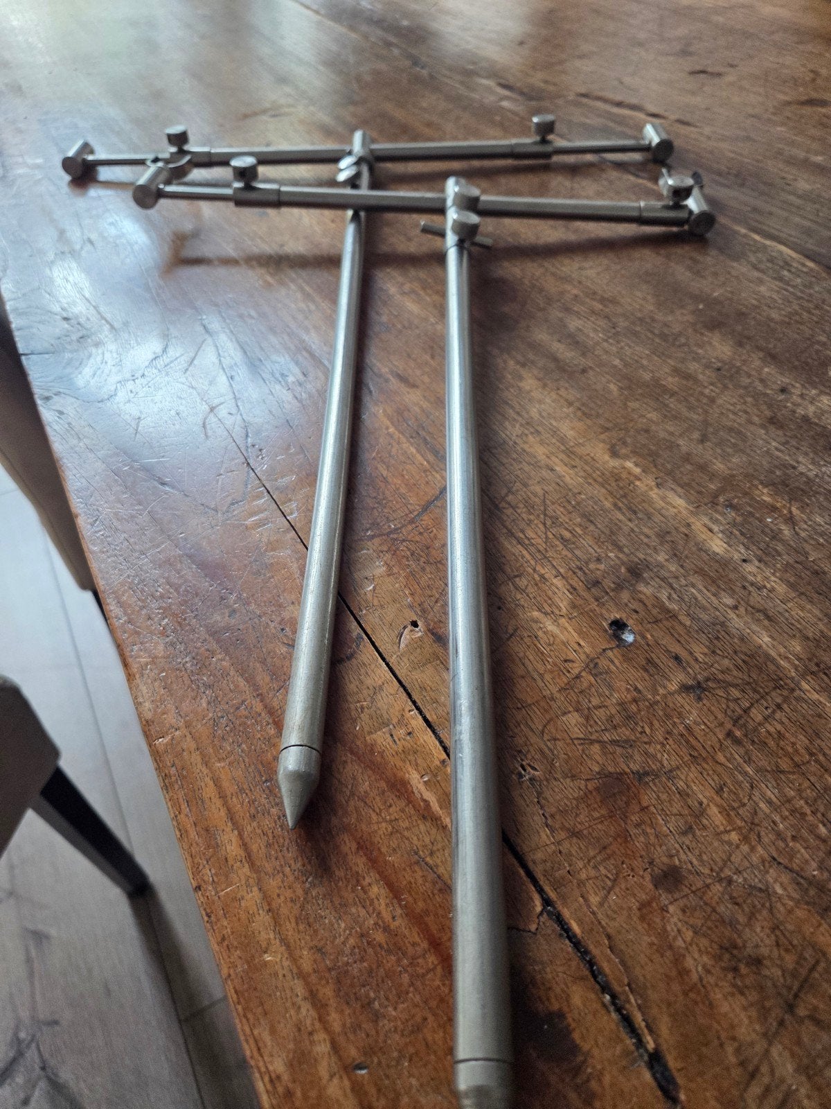 Roestvrijstalen Rod Pod voor Vissen, Ophalen of Verzenden, Gebruikt, Overige typen