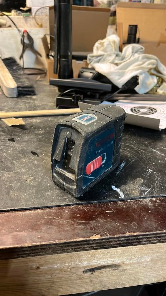 Bosch kruislijn laser, Ophalen of Verzenden, Gebruikt